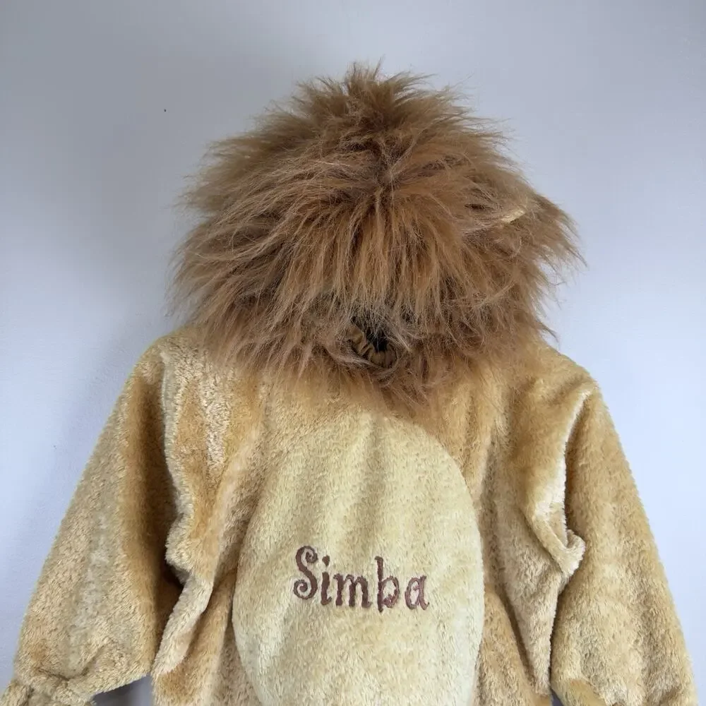 Simba Lion King Disney Kids Childs Jumpsuit Costume Halloween - XS Extra Small - Picture 6 of 13